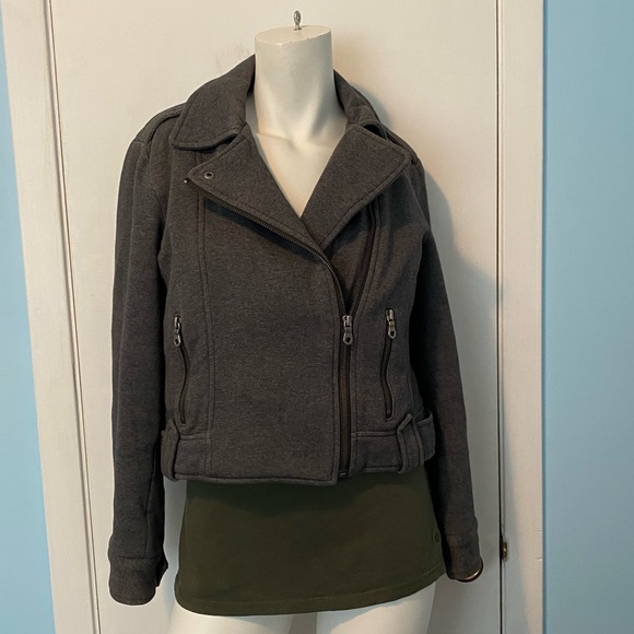 Joe Fresh Grey Fall Bomber Jacket - Picture 2 of 10